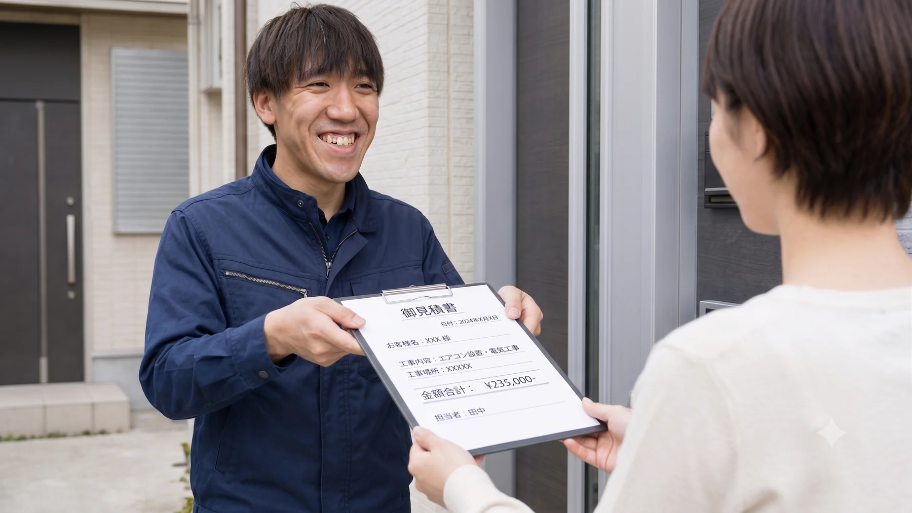 査定内容と見積書をご確認いただき買取成立