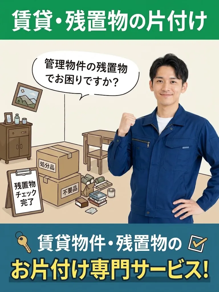 不動産残置物の買取
