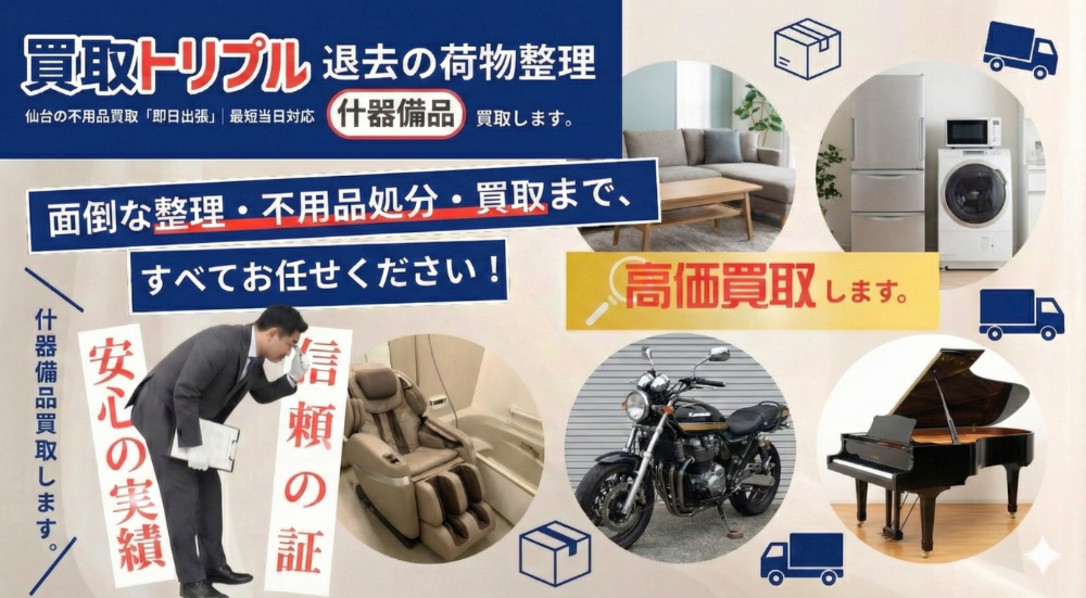 不用品買取PCバナー