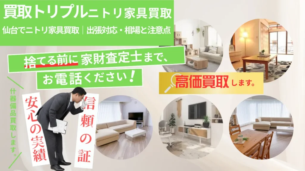 ニトリ家具買取